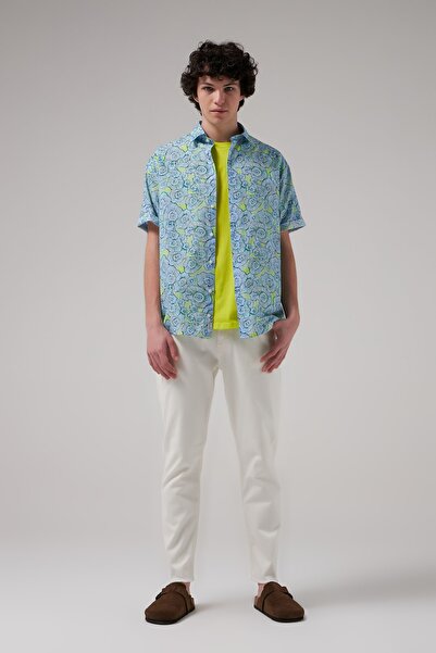 Tween Oversize Turkuaz Gömlek