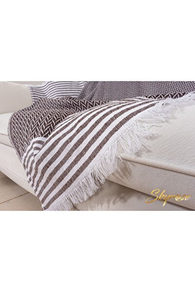 Skyrose Натуральний бавовняний чохол для дивана 170 X 210 Ковдра для дивана Коричневий