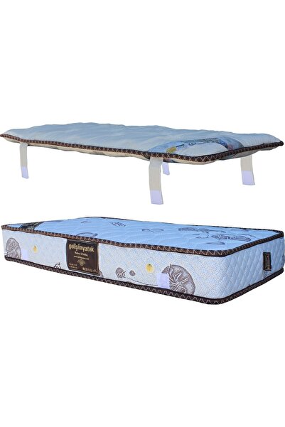 GELİŞİM YATAK Çıkarılabilir Yün Pamuk Pedli Yarı Ortopedik Bamboo