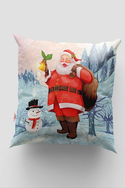 menesahome Christmas Throw Pillow, Christmas Throw Pillow Cover, Christmas Gift, Christmas Throw Pillow, Red Suede Throw Pillow, 43x43cm