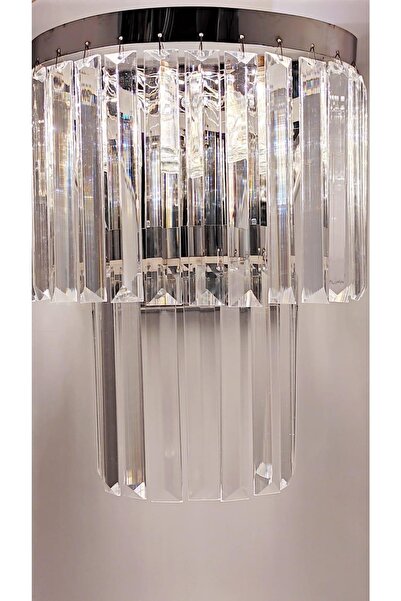 gaziantepavize Şarjlı Pilli Aplik Pandora Büyük Boy Silver Kristal Taşlı Lüx Aplik