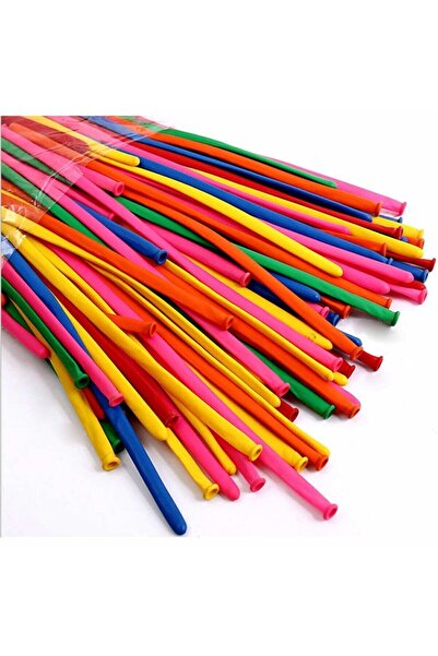 BEST PARTİ DOĞUM GÜNÜ PARTİ SÜSLERİ بالون سجق ملون 50 قطعة