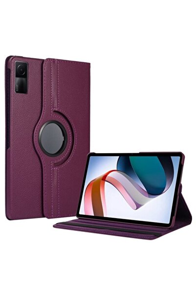 m.tk moveteck Xiaomi Redmi Pad 10.6" Uyumlu Tablet Kılıf 360 Derece Tam Koruyucu Standlı Kapaklı Dönen Case