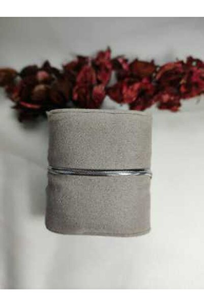 Elvinege Aksesuar Silver Colored Steel Italian Flat Chain Bracelet
