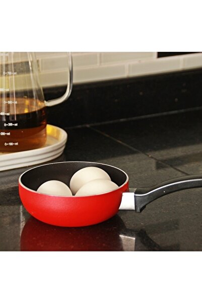 ÇEÇEN HOME مقلاة تيفلون صغيرة مقاس 12 سم مكونة من قطعتين - صلصة ومقلاة ووك