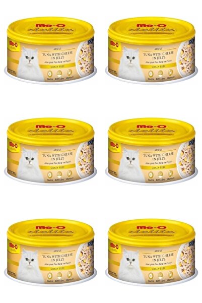 me-o Delite Ton Balık Ve Peynirli Tahılsız Kedi Konservesi 80 Gr X 6 Adet