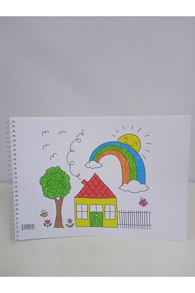 mediart 6 لوحات رسم صغيرة - حلزونية ورقية، مقاس: 17*25