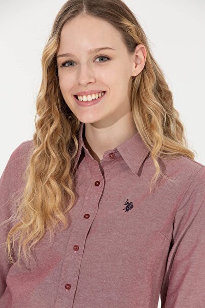 U.S. Polo Assn. Kırmızı Kadın Gömlek
