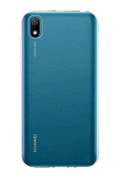 KZY İletişim Huawei Y5 2019 Kapak 1mm Şeffaf Silikon Kılıf