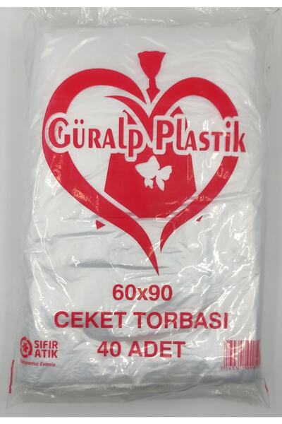 GÜRALP Ceket Poşeti (60X90 CM) - 40 Adet