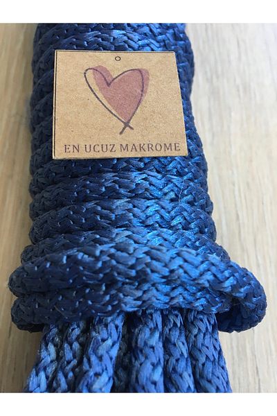 Makromİps Σχοινί Macrame (10 μέτρα) 6-6,5mm Πολυεστέρας Polybambu Supla Basket Swing Runner Hobby Rope