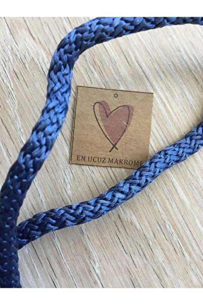 Makromİps Makrome Ip (10 Metre) 6-6.5mm Polyester Polip Bambu Supla Sepet Salıncak Runner Hobi Ipi