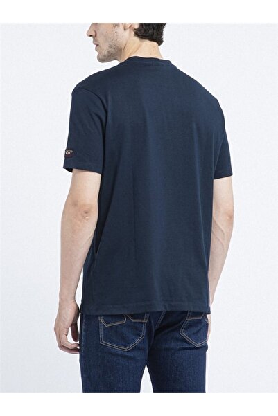 PAUL&SHARK Ανδρικό πλεκτό μπλουζάκι C.w. Βαμβάκι