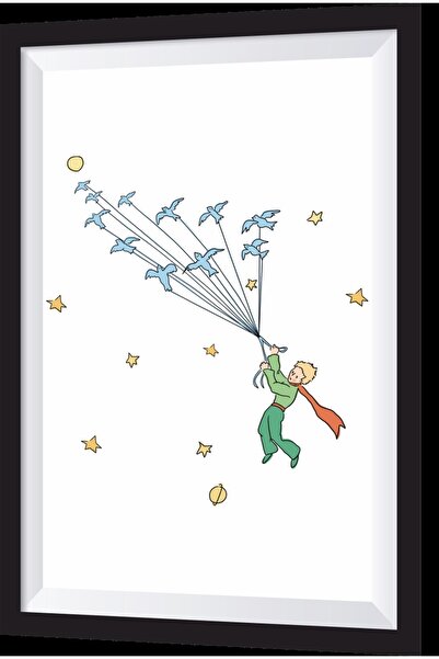 Hayat Poster Micul Prinț Păsări Cadru artistic Aspect pictură din lemn