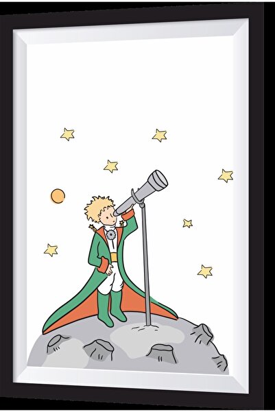 Hayat Poster Telescop Micul Prinț Cadru artistic Aspect pictură din lemn
