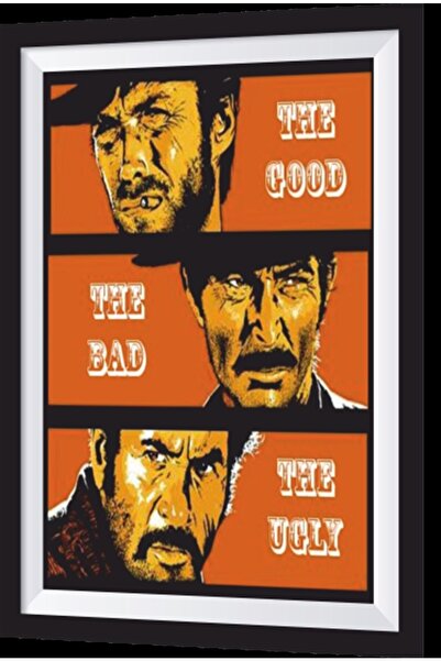 Hayat Poster Bunul Rău Ugly Cinema Artistic Frame Look Pictură din lemn