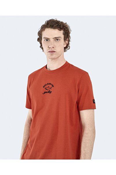 PAUL&SHARK Ανδρικό μπλουζάκι με πλεκτό K - C.w. Βαμβάκι