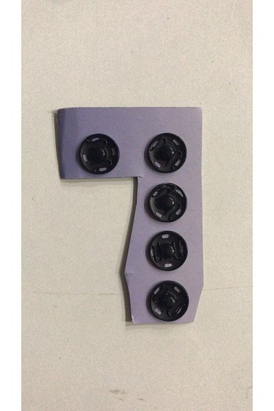 MASAL TUHAFİYE Snap Button Size 24 Black