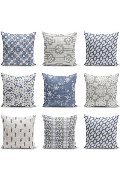 Realhomes Çift Taraflı Kot Zemin Üzerinde Kar Tanesi Dijital Baskılı Özel Tas...