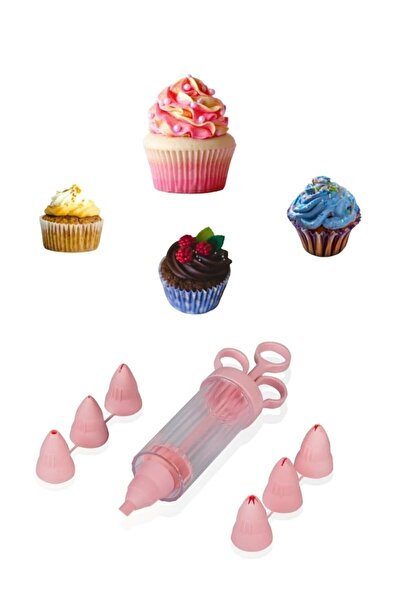 Asur Plastik Krema Pompası, Krem Şanti Sıkma Aleti Pasta Sıkacağı, Şırıngası ...