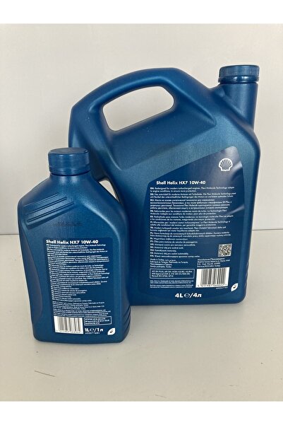 SHELL Helix Hx7 10w-40 Yarı Sentetik Motor Yağı 4 1 Lt