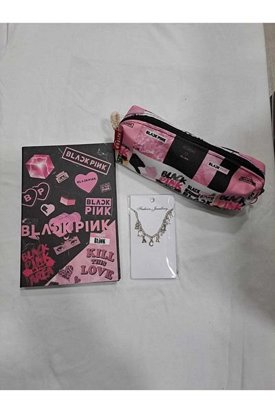 GC GÖKHAN CLUB Blackpink Notebook Pen Holder Necklace