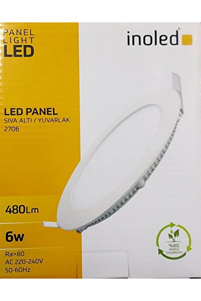 İnoled 6 W Sıva Altı Spot Lamba 4000k Günışığı