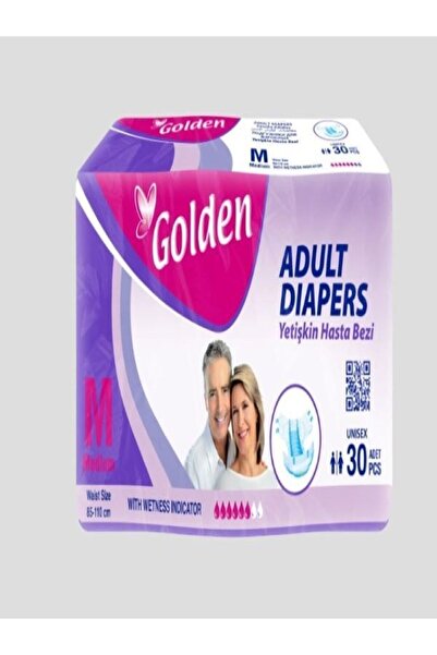 Golden Yetişkin Hasta Bezi Medium 30 Adet