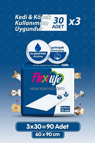 Flexi Life Kedi - Köpek Çiş Pedi 60x90 Cm 180 Kullanım