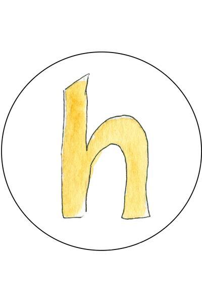 MUCA Agu Patch - Letter H