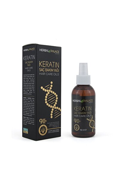 Herbal Palace زيت كيراتين للعناية بالشعر من اتش بي