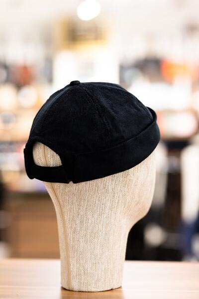 Özgöksu Şapka Kadife Docker Şapka Kısa Şapka Arkası Ayarlı Sipersiz Şapka