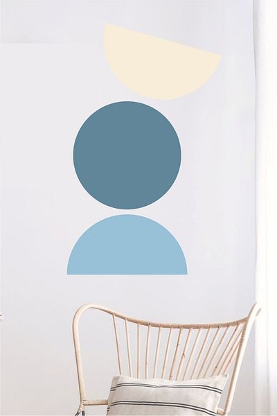 Grafikup Autocolant de perete geometric boem