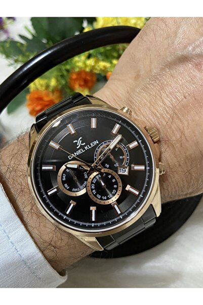 Daniel Klein Erkek Saat Çelik Kordon Erkek Kol Saati 45mm Yeni Yıl Yılbaşı He...