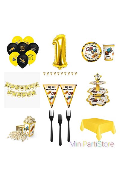 Mini Parti Mini Party Store 1 Year Old Construction Set for 8 People