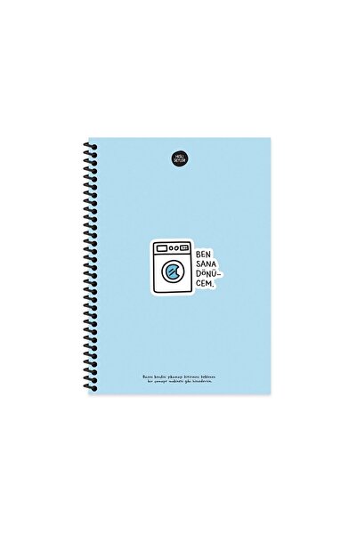 KESKİN COLOR Hisli Şeyler 17x24 см тетрадка без линии с тел и твърда корица, ...