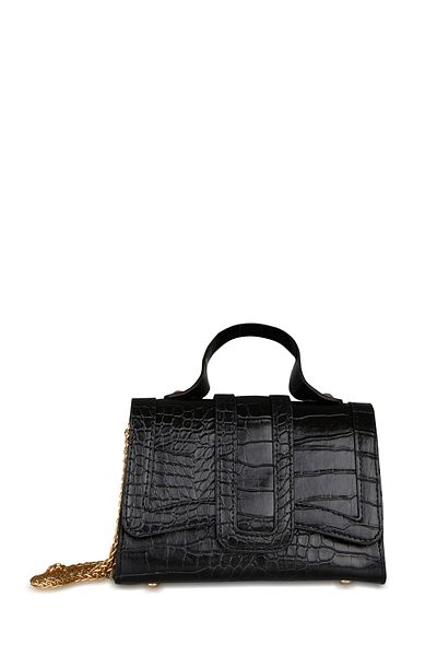 PARİGİ Shoulder Bag - Black - Plain