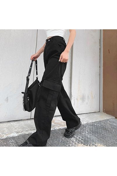 İYİ MODA Y2k Thick Fabric Cargo Pants