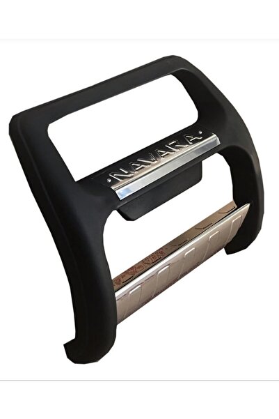 GÜRAKS Nıssan Navara 2015 Öncesi Uyumlu  Siyah Poly Ön Tampon Koruma