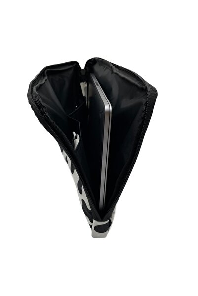 Differ Studio 15-15.6 بوصة بقرة أسود-أبيض مقاوم للماء كمبيوتر محمول/ماك بوك/حقيبة كمبيوتر محمول