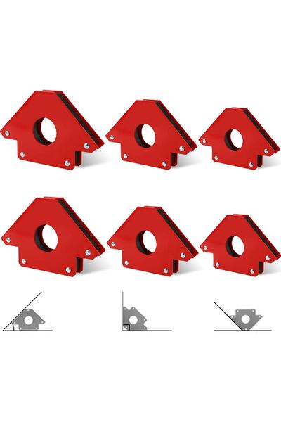 Hdg 1 Adet Mıknatıslı Manyetik Gönye Kaynak Tutucu 25 Lbs