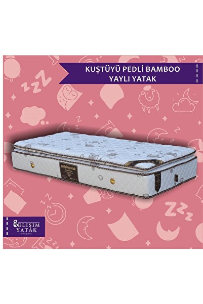 GELİŞİM YATAK Soft Baby Gold Kuştüyü Pedli Bamboo Yaylı Yatak