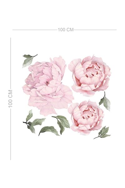 Piksel Grafik Triple Flower Sticker