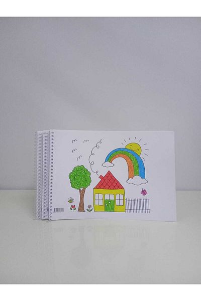 printkonsept 24 Small Picture Books - 15 Sheets with Spiral, Size: 17X25 cm