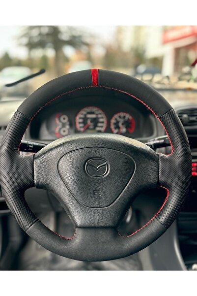 imza direksiyon kılıfı Mazda 3.23 Araca Özel Direksiyon Kılıfı (noktalı Nubuk...
