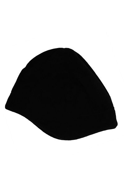 Mrey Double Layer Thick Fleece Eared Beanie Black Winter Thermal Hat Earmuff Beanie Cold Protective Unisex