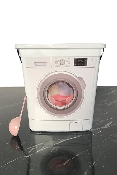 Entude Çamaşır Makinesi Görünümlü Deterjanlık Seti, Ölçek Hediyeli 6 Lt Deter...