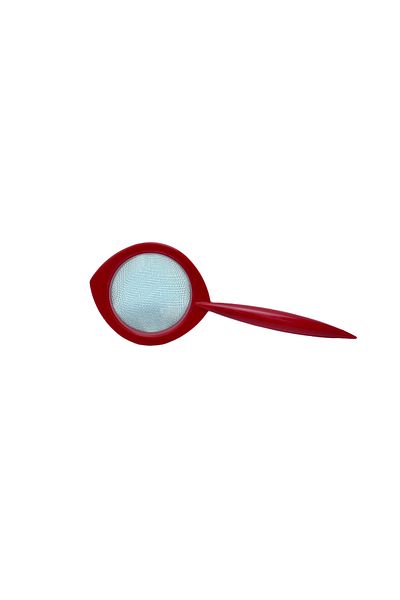 Dore Voir Glass Tea Strainer - Claret Red