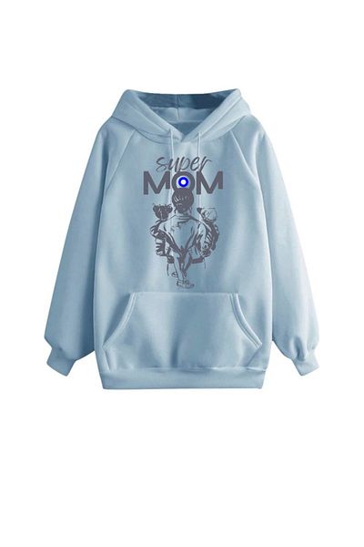 Teknik Hanorac cu glugă Super Mom