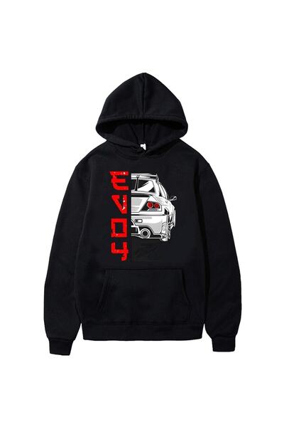 GALASHOP Anime Ilk D Hoodie Japonya Araba Hoodie Kapşonlu